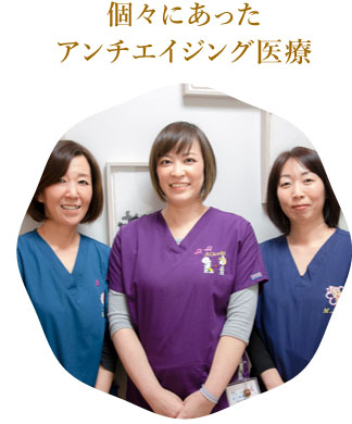 個々にあったアンチエイジング医療