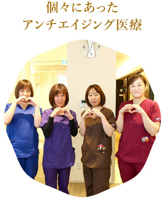 個々にあったアンチエイジング医療
